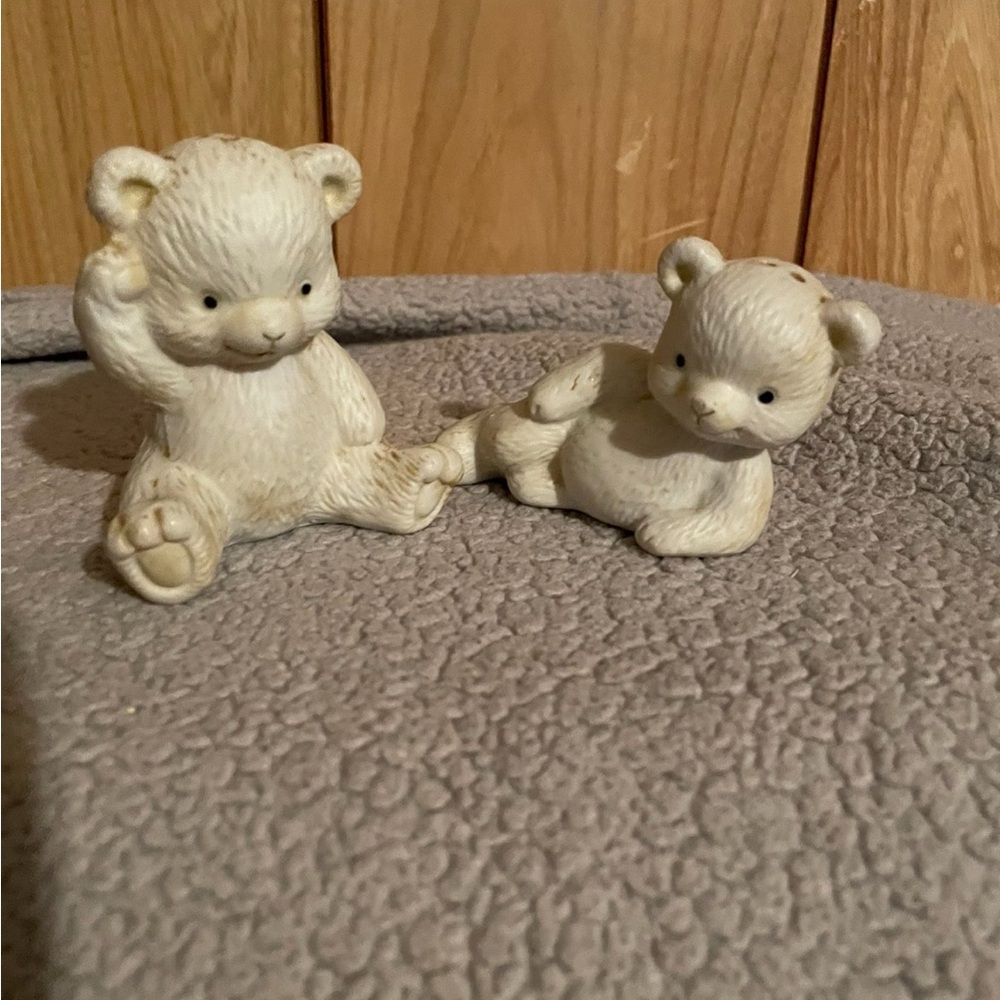 Adorable Cream Bear Salt & Pepper Shakers